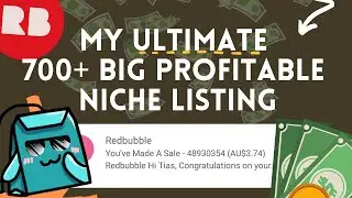 #Shorts #Redbubble How I increase my sales on Redbubble with Profitable niches. Link on description