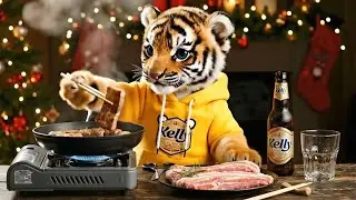 삼겹살(porkbelly) 조리먹방 ASMR #asmr #먹방 #porkbelly #cooking #mukbang #babytiger #beer