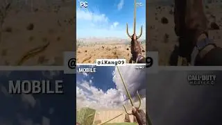 codm Dual Sai Melee weapon PC VS Mobile  #codm #callofdutymobile #codmobile #ikang