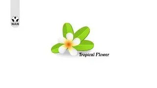 inkscape tutorial: bunga kamboja (tropical flower)