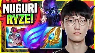 NUGURI IS SO GOOD WITH RYZE! - FPX Nuguri Plays Ryze Top vs Zac! | Season 11