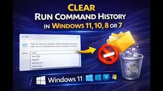 How to Clear Run Command History in Windows 11, 10, 8 or 7?