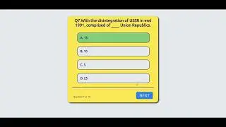 A Simple quiz app made with Javascript