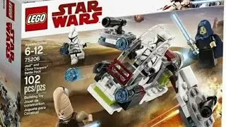 Обзор на набор 75206 Jedi and Clone Troopers Battle Pack