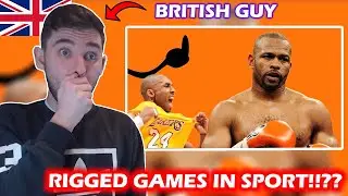 British Guy Reacts to FIVE BLATANTLY RIGGED MOMENTS IN US SPORTS