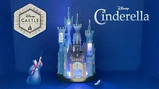 Disney Castle Collection Unboxing Review: Cinderella's Castle Light Up Figure