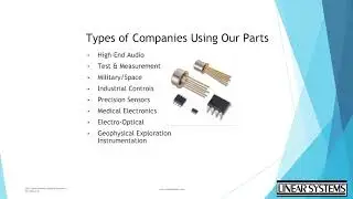 Linear Integrated Systems 2021 Presentation