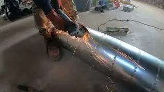 Fastest way to cut SPIRAL DUCT for Vents . . . .