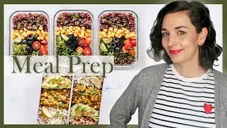 1 Woche Meal Prep | vegetarisch & mit Rezepten