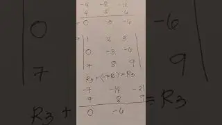 Linear Algebra (Rank & Nullity of Matrix)      