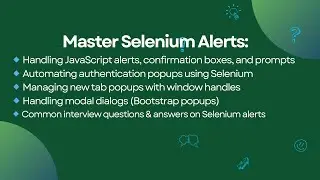 How to handle modern popups in Selenium Java automation | Modern UI Popups | Selenium Interview