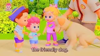 The Dog Song! | Mandoo is a Friendly Dog | Bebefinn @MelKidsTV
