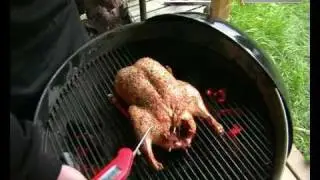 Winter-Grill-Rezept: Ente mit Kartoffelp&uuml;ree und Rotkohl