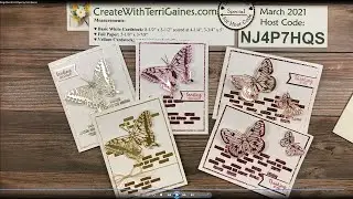 Foil Butterfly Card made with Brilliant Wings Dies