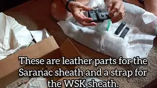 Unboxing a Dave Beck WSK and Saranac knives