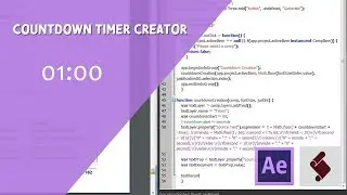 ExtendScript Tutorial: Countdown Timer Script