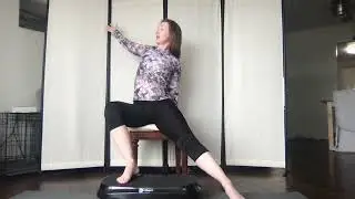 12 minute seated vibration plate practice with Lymphedema Therapist Kathleen Lisson