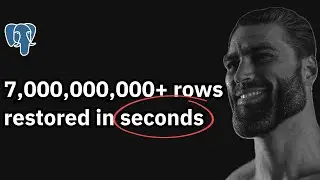 Restore a 1,000GB+ Postgres database in 1 second (literally)