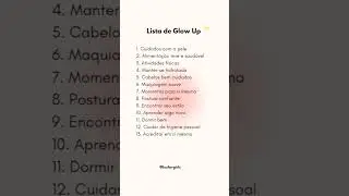 LISTA DE GLOW UP