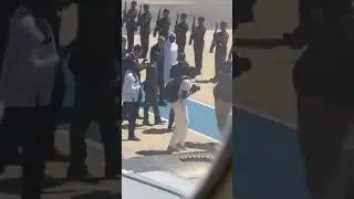 Fin de la visite, Erdogane accompagne son invit&eacute; jusqu'&agrave; l'a&eacute;roport