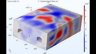Numerical modeling for a simulated rock blasting experiment using COMSOL Multiphysics