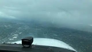 Flying around Spokane Valley in a Cessna