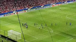 Chelsea fans at Wanda Metropolitano - Atletico Madrid away