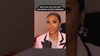 The current Miss USA has been denied access to MISS USA social networks!