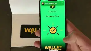 Wallet of Satoshi NFC Sticker Test