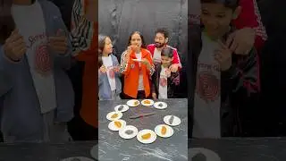 Rotate The Knife And Eating Challenge! So Exciting #funny #games