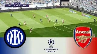 Inter vs Arsenal - Uefa Champions League 2025/26 Full Match | Pes 21 Gameplay