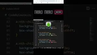 🔘 CSS Modern Button Design with Hover Effects #webdevelopment #coding #hovereffect #shorts
