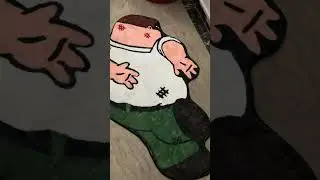 Family Guy Peter Griffin Rug From Temu #review #temureview #familyguy #funny #tech #budgetshopping