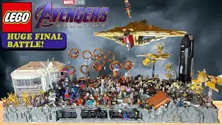 Я построил ОГРОМНУЮ самодельную модель финальной битвы из Lego по мотивам &laquo;Мстителей: Финал&raquo;!!