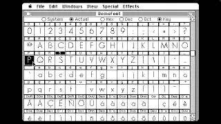 Playing Every Classic Mac Disk E83: Fontographer v2.4.1 (Macintosh, 1987)