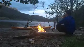 Loch Eck, Kayak camping.