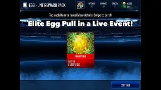 ELITE EASTER EGG PULL IN A LIVE EVENT! | Madden Mobile 18