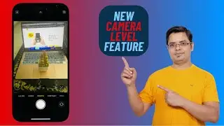 How to Straighten Your Shot With New Camera Level Feature in iOS 17 on iPhone 🔥