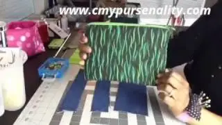 DIY Triple Zipper Pouch