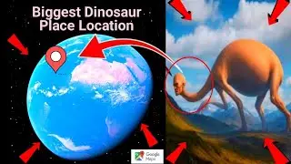 Я нашел самого большого динозавра 🦕 на старой карте Google Earth 🌍 #googleearth #googlemaps #vair...