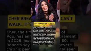 Cher Says Goodbye to the Stage