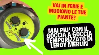 Impianto di IRRIGAZIONE per balcone completamente AUTOMATICO