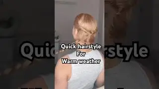 Spring Hair Trends:Quick Styles For Warm Days 😊#hairtutorial #hair #hairstyles #shorts #short