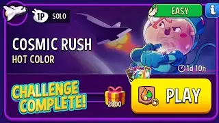 Cosmic Rush Hot Color Blow'em Up Match Masters Solo Challenge Score 2800