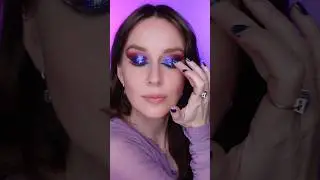 AMARANTHINE FLAKES FROM @Tusdrt 💜🫶 #makeupshorts #glitteryeyes #youtubeshorts #shorts
