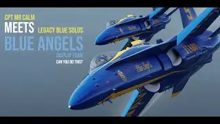Я встретил пилотажную группу Blue Angels!! Самолеты Legacy Blue Solo в действии!!