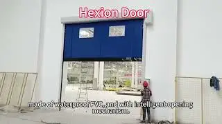 Self-healing PVC high-speed door