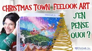 🎄 Revue Christmas Town FeeLook Art ! ✨ Une merveille ! #diamondpainting
