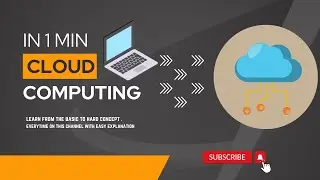 Cloud Computing In 1 Minutes | What Is Cloud Computing?| Cloud Computing Explained | Computing Coder