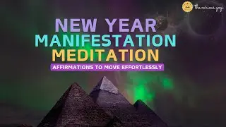 New Year Manifestation Meditation 2025 I Manifest your Vision Board Effortlessly with Affirmations ✨